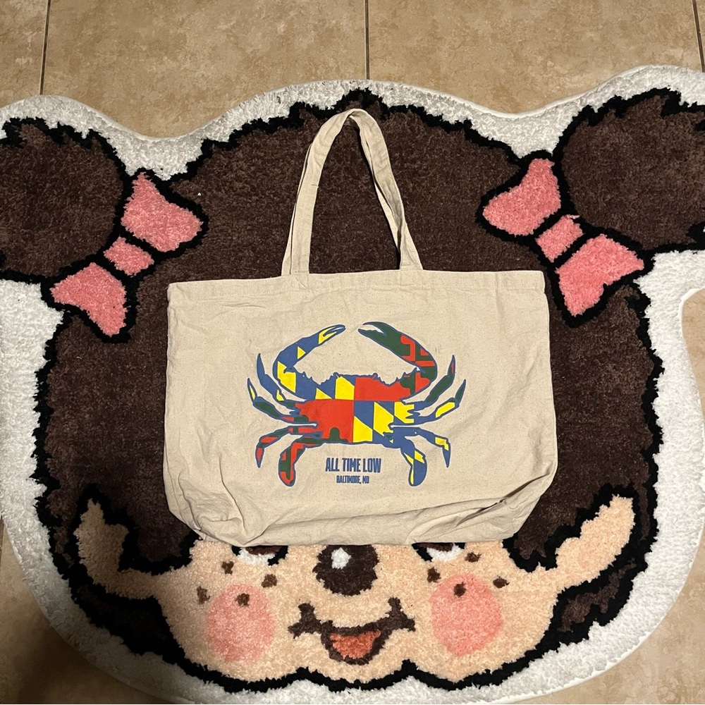 All Time Low WWWY 2025 Crab Tote Bag